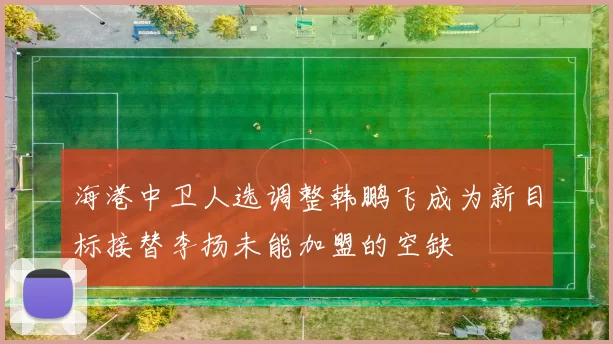 海港中卫人选调整韩鹏飞成为新目标接替李扬未能加盟的空缺
